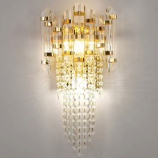 Απλίκα Τοίχου 3xG9 230V με Κρύσταλλα σε Χρυσαφί 955THEODORE3/GD